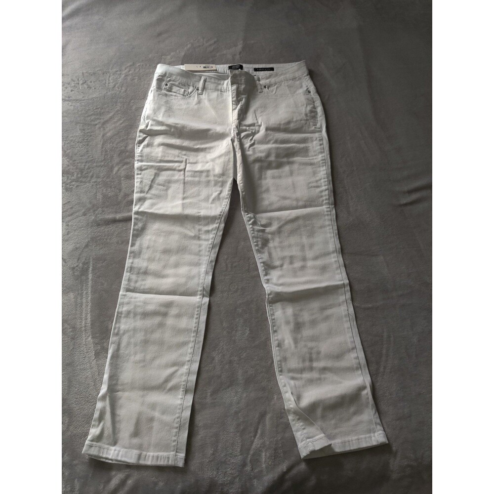 Jones New York signature The Madison Slim Ankle white jeans size 16